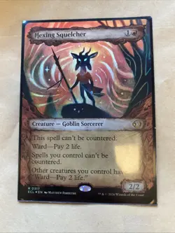 Hexing Squelcher (317) (Showcase) - Foil - R Lorwyn Eclipsed NM - Image 2