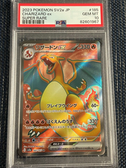 Charizard EX 185/151 PSA 10 Gem Mint Japanese Pokemon 151 scarlet violet - Image 1
