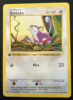 Pokemon 1st Edition Shadowless Base Set Card Lot - 6 Cards NM-/LP - Image 3