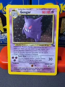 Pokemon - Fossil - 1999 - Gengar - Holo - 5 - Image 1