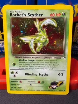 Pokemon - Gym Heroes - 2000 - Rocket's Scyther - Holo - 13 - Image 1