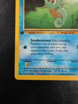 Horsea First Edition Fossil Pokemon 49/62 - Image 5