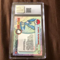 Pokemon ARTICUNO 2000 Topps Chrome Series 2 #144 CGC PSA 9 MINT - Image 2