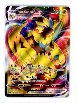 Zeraora VMAX 054/159 Ultra Rare Pokemon TCG Crown Zenith NM - Image 1