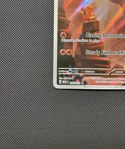Pokemon TCG Charmander 168/165 SV: 151 Scarlet & Violet 151 Illustration Rare NM - Image 5
