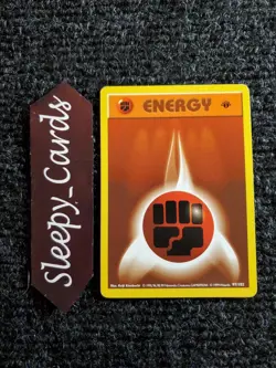 Fighting Energy 97/102 1st Edition Base Set Shadowless 1999 Pokemon NM - Image 1