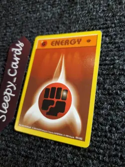 Fighting Energy 97/102 1st Edition Base Set Shadowless 1999 Pokemon NM - Image 2
