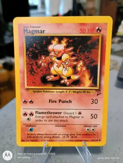 Pokemon TCG Base Set 2 51/130 Magmar Uncommon Excellent Condition - Image 1