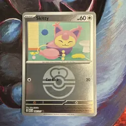 ❤ Pokemon TCG Ascended Heroes Reverse Holo Skitty 165/217 LOVE BALL! ❤ 👀 - Image 1