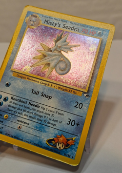 Misty's Seadra 9/132 Gym Heroes PreRelease Promo Pokemon 1242 - Image 3
