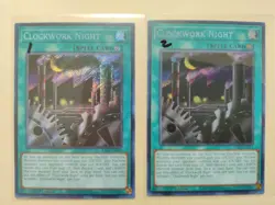 2x Yu-Gi-Oh! Clockwork Night RA03-EN071 Secret Rare 1st Edition NM - Image 1