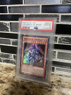 Yu-Gi-Oh! Sorcerer of Dark Magic DPYG-EN010 Super Rare PSA 10 - Image 2