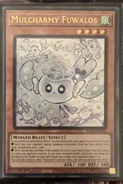 Yugioh! Mulcharmy Fuwalos - RA04-EN050 Ultra Rare 1st Edition NM - Image 1