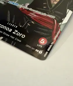 Roronoa Zoro - OP01-001 (Alternate Art) OP01-001 One Piece Promotion Cards Foil - Image 4