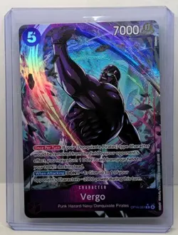 2025 One Piece OP14 English Vergo Rare Alternate Art OP14-061 R⭐AA Minty - Image 1