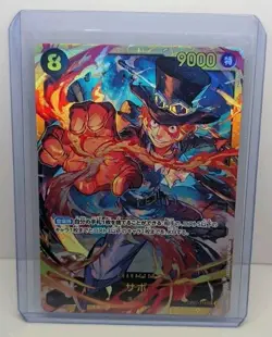 Sabo OP07-118 Secret Rare Premium Booster Holo Foil One Piece TCG Mint+ - Image 1