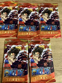 5 x One Piece Anime TCG CCG Sealed Booster PACKS 26th Anni Luffy Nami Zoro Frank - Image 1