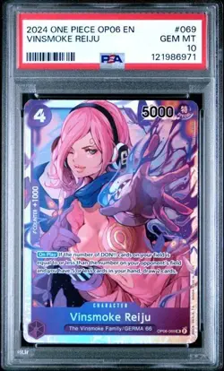 One Piece - Vinsmoke Reiju - SR - OP06-069 - PSA 10 - Image 1