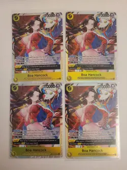 4x Boa Hancock SR OP14-112 PLAYSET - The Azure Sea's Seven - One Piece English - Image 1