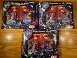 Lot of 3 One Piece Illustration Boxes Vol 6 (OP13 PR02) SEALED NEW - Image 1