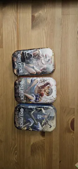 One Piece Tin Pack Set Vol 2 Set of 3 | TS-02 OP-13 | Factory Sealed | Bandai - Image 1