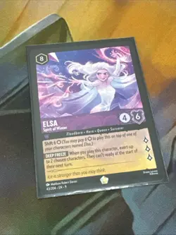 Disney Lorcana TCG Fabled Elsa 43/204 Legendary Non-Holo Foil - Image 1