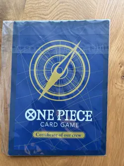 One Piece Luffy Promo Original Crew Certificate Jumbo Oversized Card 1/1000 - Image 2