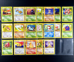 1999 Pokemon 1ST EDITION Jungle Set NEAR COMPLETE Non Holo UNCOMMON COMMON Cards - Image 1