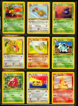 1999 Pokemon 1ST EDITION Jungle Set NEAR COMPLETE Non Holo UNCOMMON COMMON Cards - Image 2