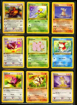 1999 Pokemon 1ST EDITION Jungle Set NEAR COMPLETE Non Holo UNCOMMON COMMON Cards - Image 3