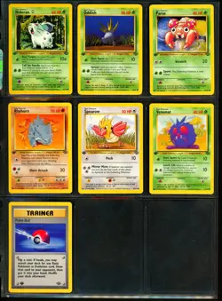 1999 Pokemon 1ST EDITION Jungle Set NEAR COMPLETE Non Holo UNCOMMON COMMON Cards - Image 4