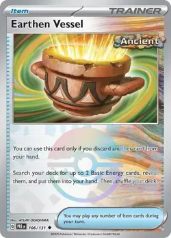 Earthen Vessel Poke Ball Reverse Holo Pokemon Prismatic Evolutions card 106/131 - Image 1