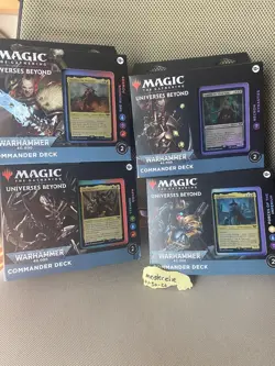 Magic The Gathering - Warhammer 40k Commander Deck - Set of 4 Sealed MTG - Image 1