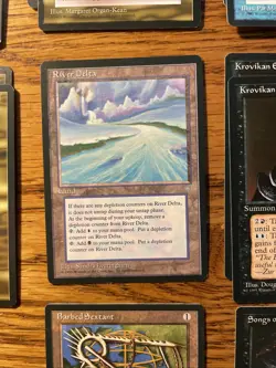MTG: Vintage Ice Age 27 Multicolor Black And Blue Deck Lot With Land & Artifact - Image 5