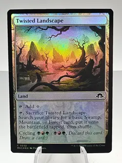 Twisted Landscape - 232 - Foil - MH3 - NM - MTG Magic the Gathering - Image 1