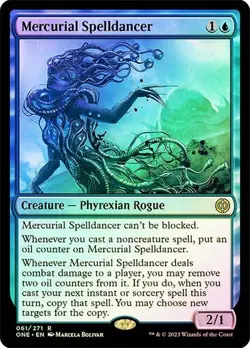 Mercurial Spelldancer FOIL - 061/271 - Rare - Phyrexia: All Will Be One MTG - Image 1