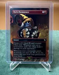 MTG Final Fantasy Vivi's Persistence Borderless Foil R 0458 NM - Image 1