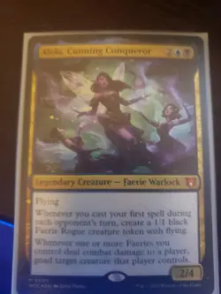 Alela, Cunning Conqueror #3 FOIL Wilds of Eldraine WOC Magic MTG (LP) - Image 1