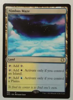 Nimbus Maze *Rare* Magic MtG x1 AFC Commander Forgotten Realms - Image 1