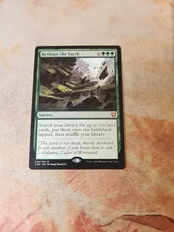 Reshape The Earth Commander Legends MTG LP - Image 1
