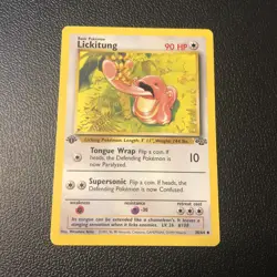 Lickitung 38/64 Jungle 1st First Edition Pokemon Card NM Condition - Image 1