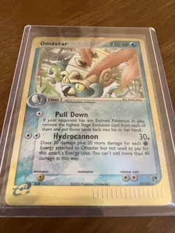 Omastar Reverse Holo Sandstorm 19/100 Rare Pokemon Ungraded - Image 1