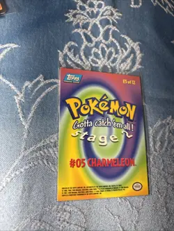 #05 CHARMELEON 1999 TOPPS POKEMON GOTTA CATCH 'EM ALL STAGE 2 Q3545 - Image 2