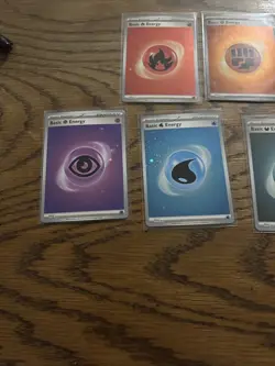 Pokemon - Basic Energy Cosmo Holo Set Of 7 SVE (JJJ) - Image 2