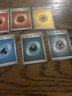 Pokemon - Basic Energy Cosmo Holo Set Of 7 SVE (JJJ) - Image 3
