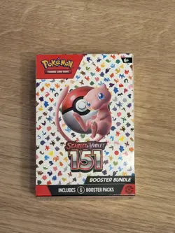 New & Sealed - 151 Booster Bundle - Scarlet and Violet - 6 Packs - Pokemon TCG 820650853210 - Image 1