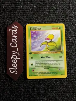 Pokemon TCG: Bellsprout 49/64 Jungle 1st Edition WOTC - LP - Image 1