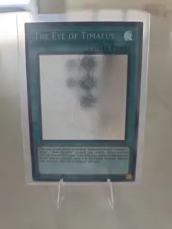 Yu-Gi-Oh the Eye of Timaeus Ghost Rare Card The Second Haunting 1st Edition Mint - Image 1