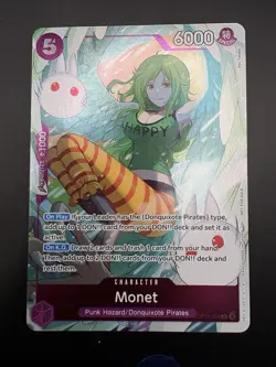 Monet OP14-074 Rare | One Piece Azure Sea's Seven Dash Pack Promo Foil LP - Image 2