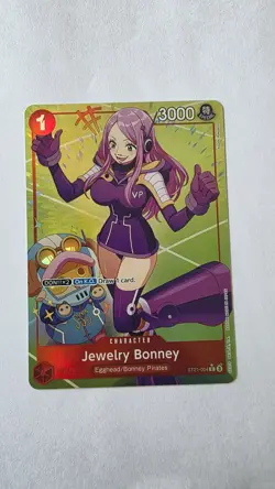 Jewelry Bonney (Alt Art Parallel) ST21-004 Starter Deck EX: Gear 5 Foil NM Card - Image 1